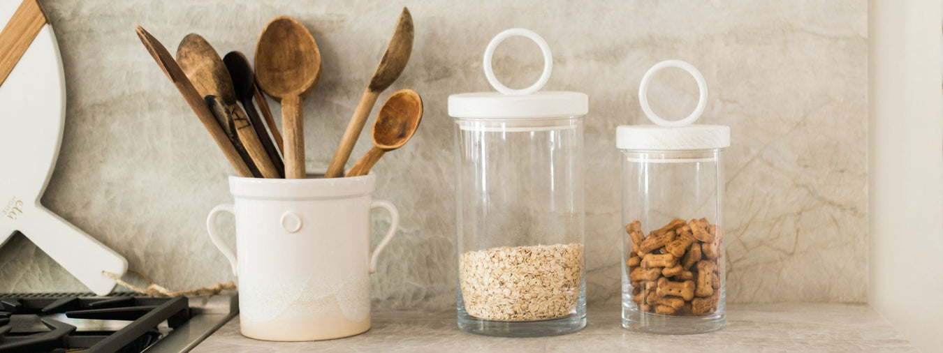 Glass Canisters and Jars