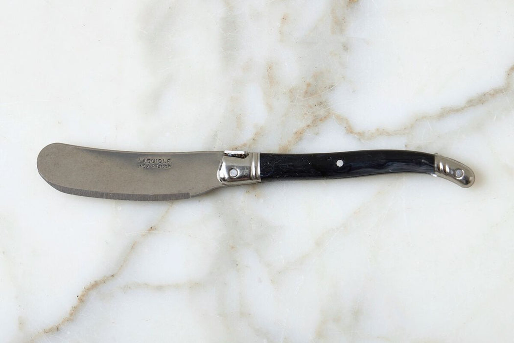 The Original French Laguiole Cheese Spreader, Marbled Grey