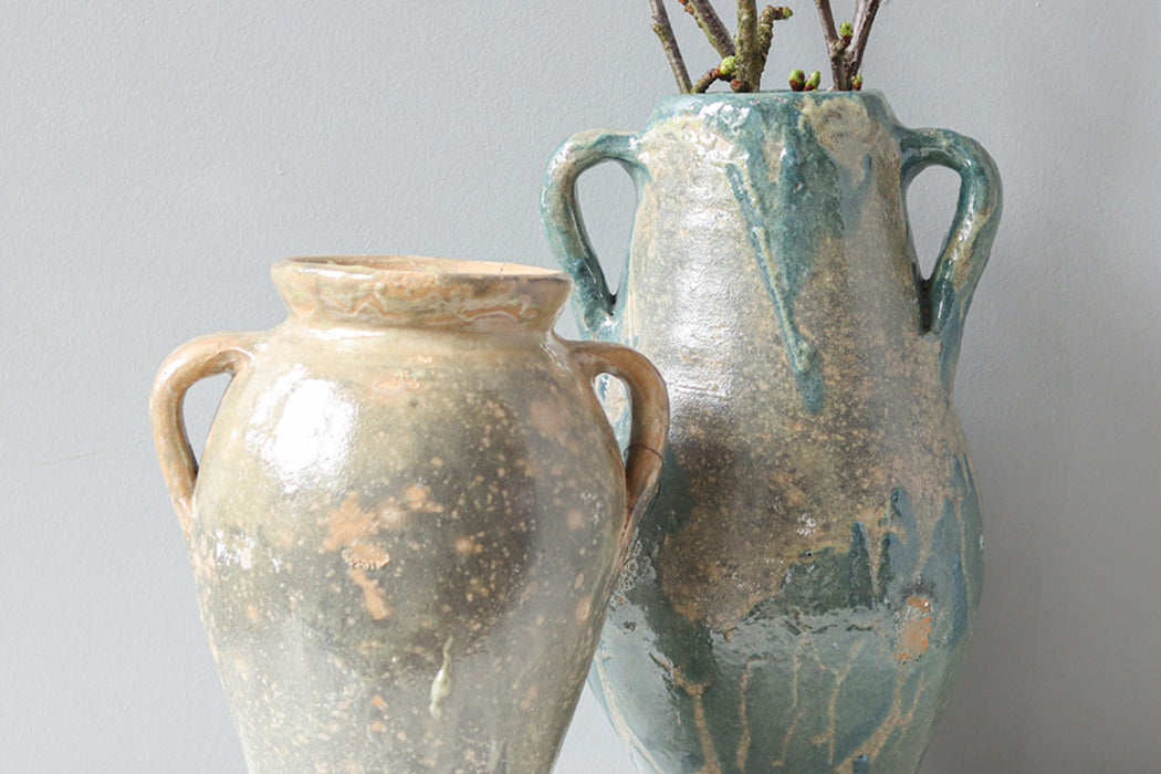 Found Blue Tones Amphora