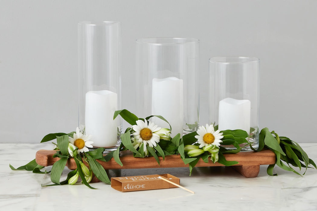 Glass Hurricanes, Set of 3