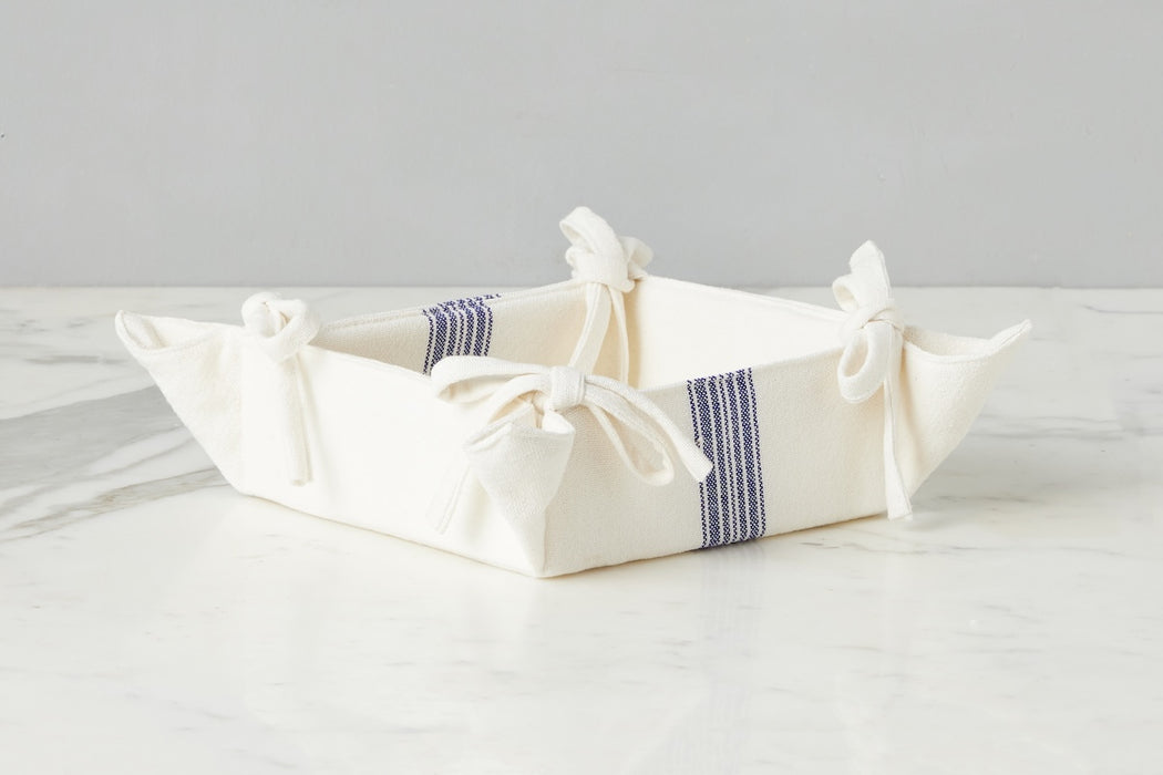 Napkin Tray, Vintage Blue Stripe