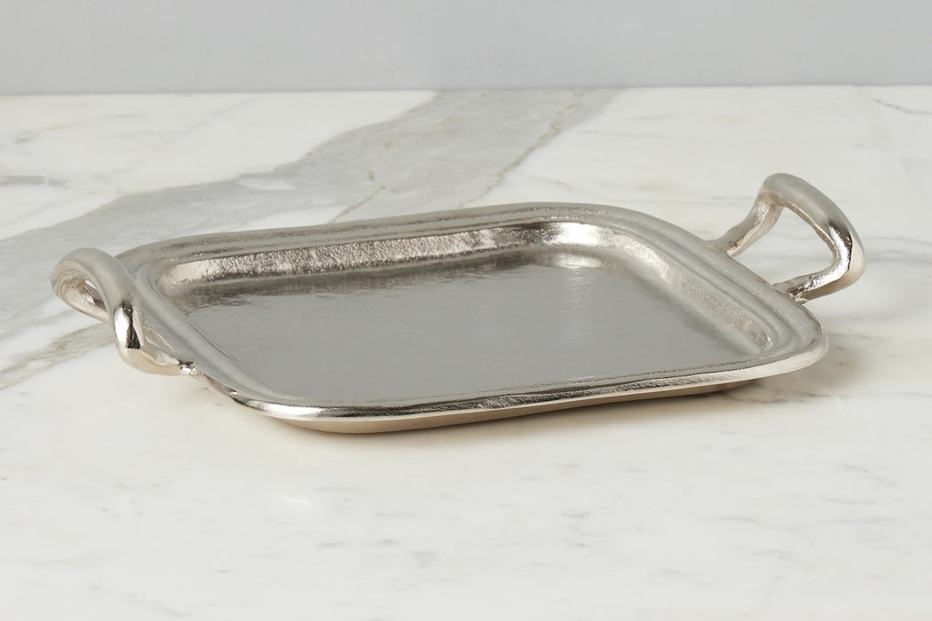 Vintage Metal Hotel Tray, Medium