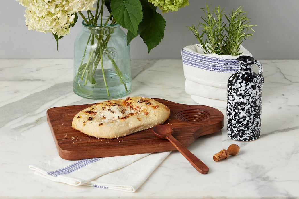 Bistro Bag, Vintage Navy Blue Stripe, Set of 2