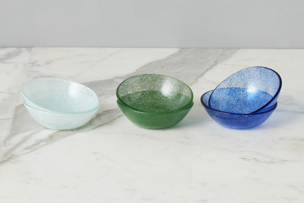 Glass Tasting Bowl, Spruce Green