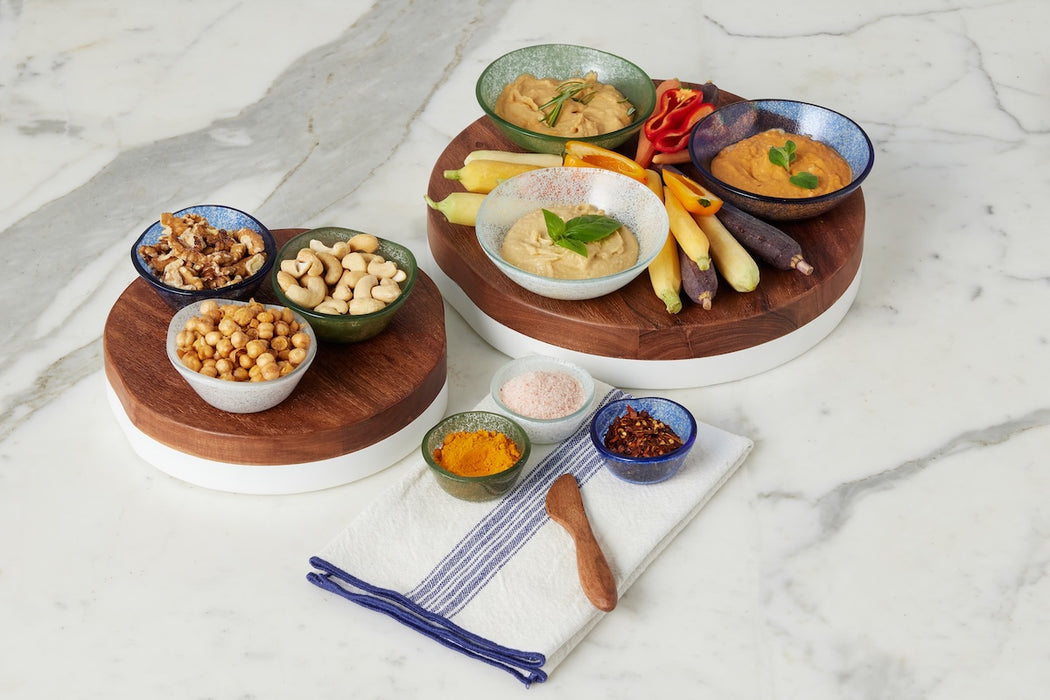 Glass Tasting Bowl, Spruce Green