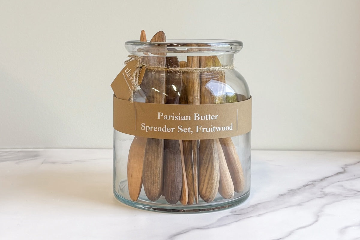 Parisian Butter Spreader Set, Fruitwood