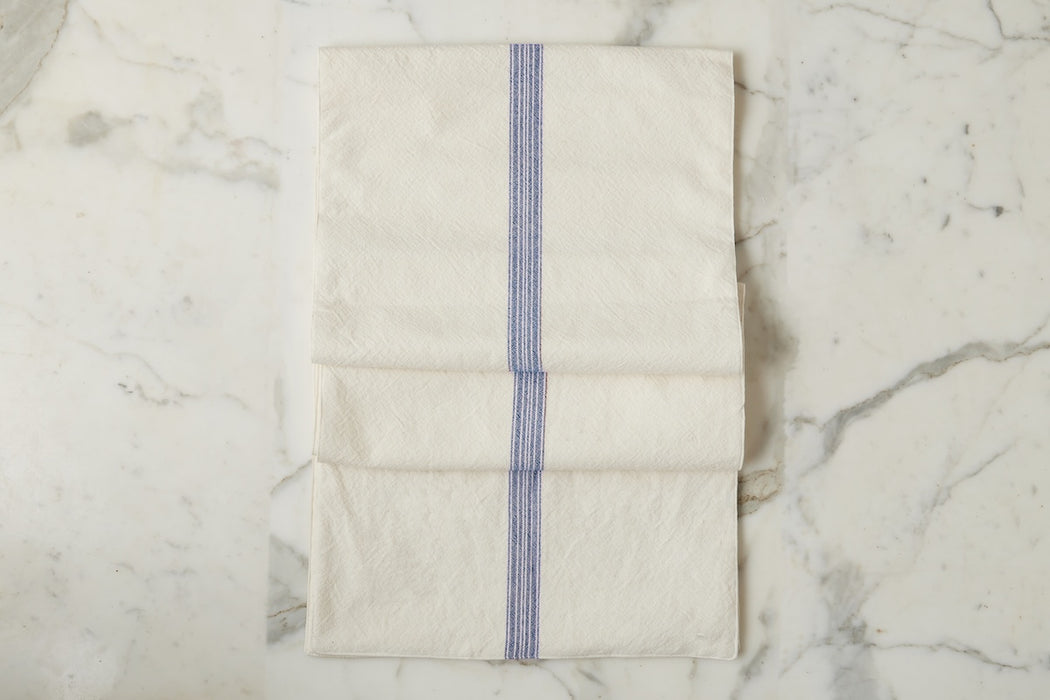 Table Runner, Vintage Navy Blue Stripe