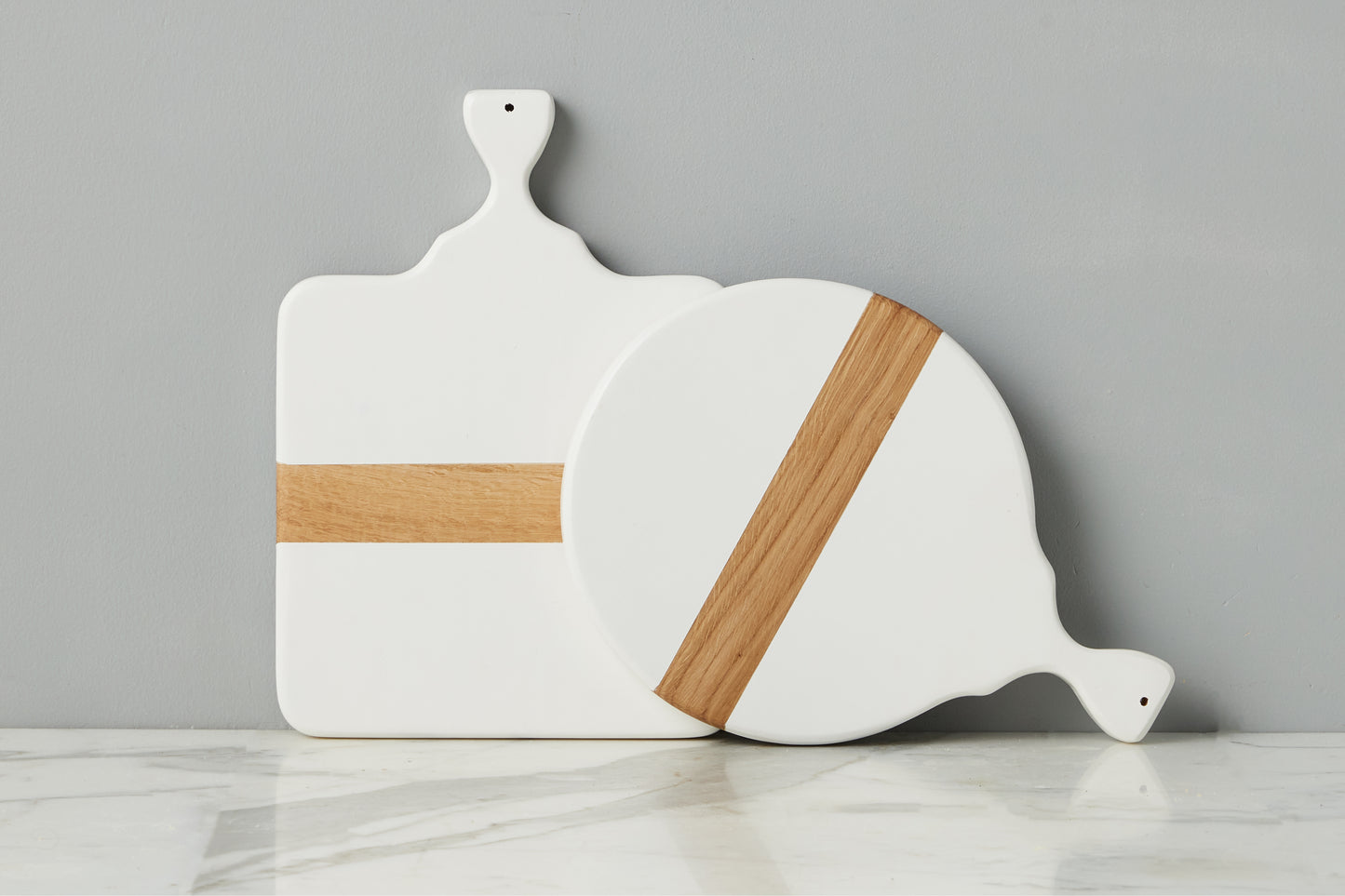 Mod Cheese Board, Small Round, White