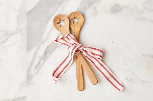 Euro Star Spoon Set, Beechwood