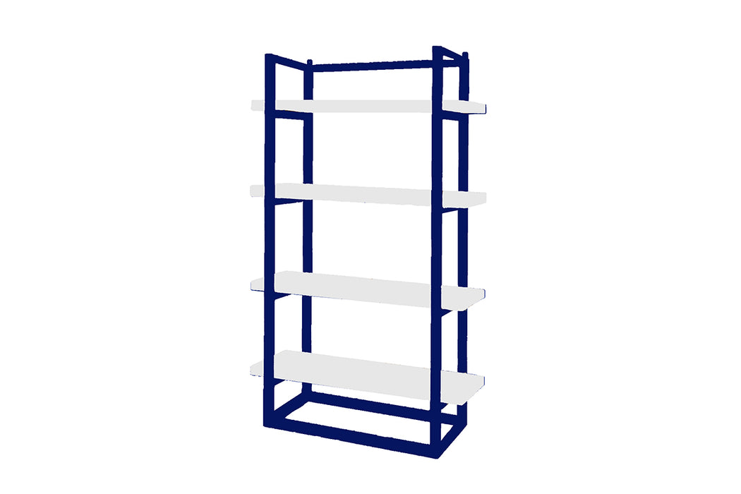Navy with White, Pantry Shelf Unit
