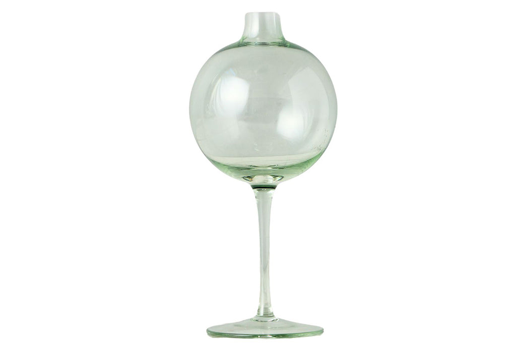 Sage Wine Glass Vase, Medium