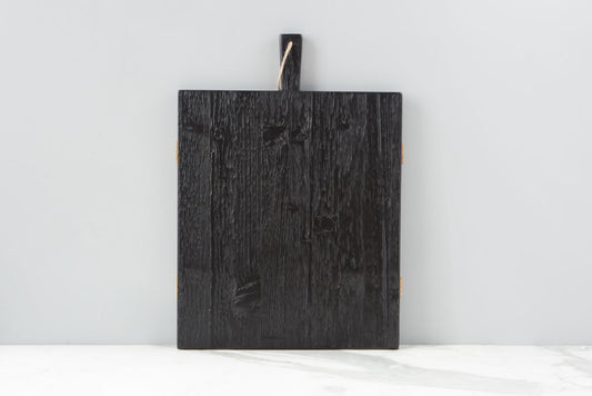Mod Charcuterie Cheese Board, Medium Rectangle, Black