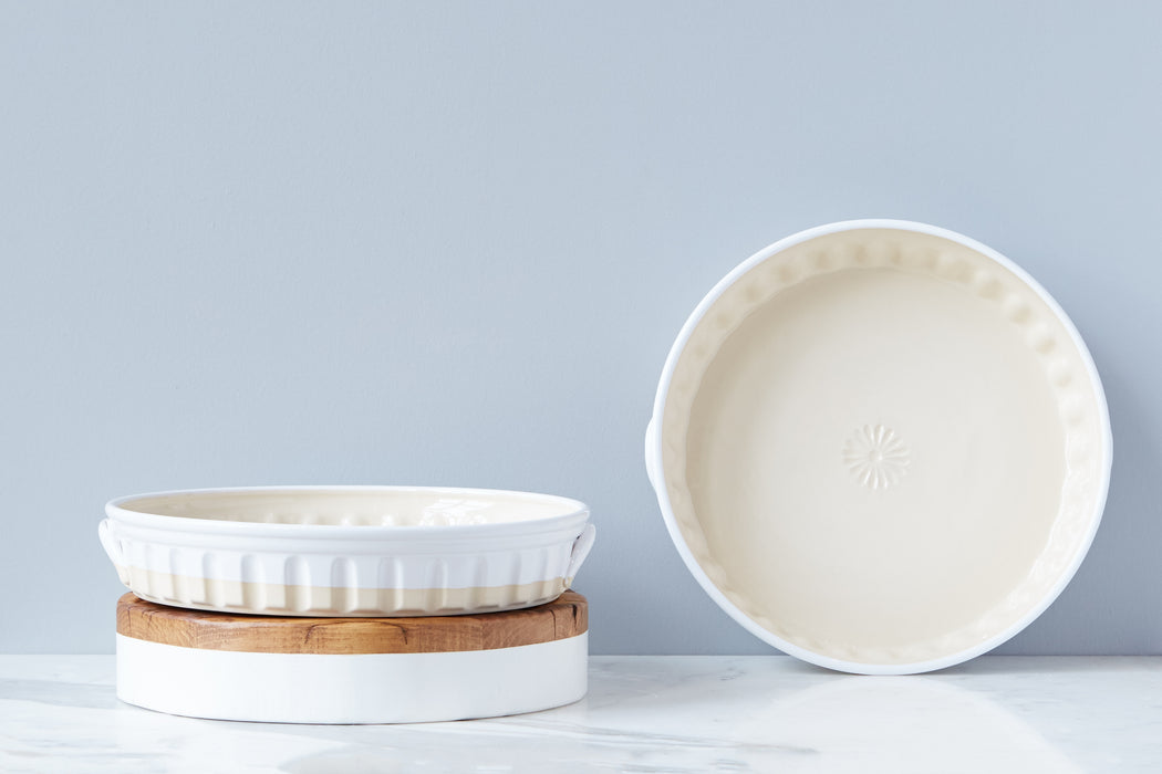 White Paella Baker, Large