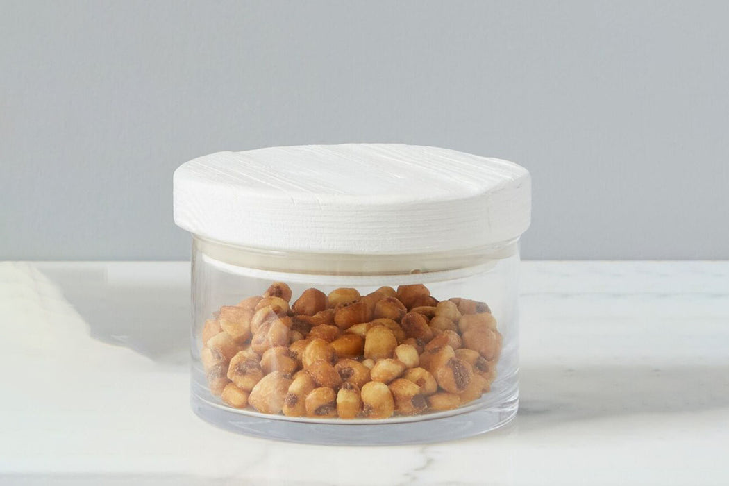 Bianca Wood Top Canister, Small