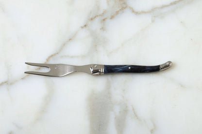 The Original French Laguiole Cheese Fork, Marbled Grey