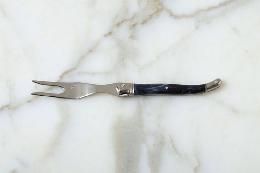 The Original French Laguiole Cheese Fork, Marbled Grey