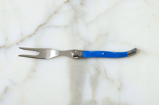The Original French Laguiole Cheese Fork, Blue