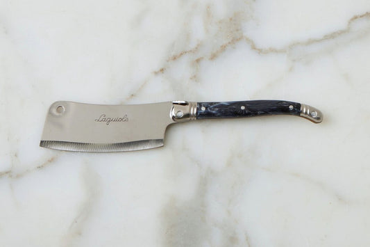 The Original French Laguiole Cheese Cleaver, Marbled Grey