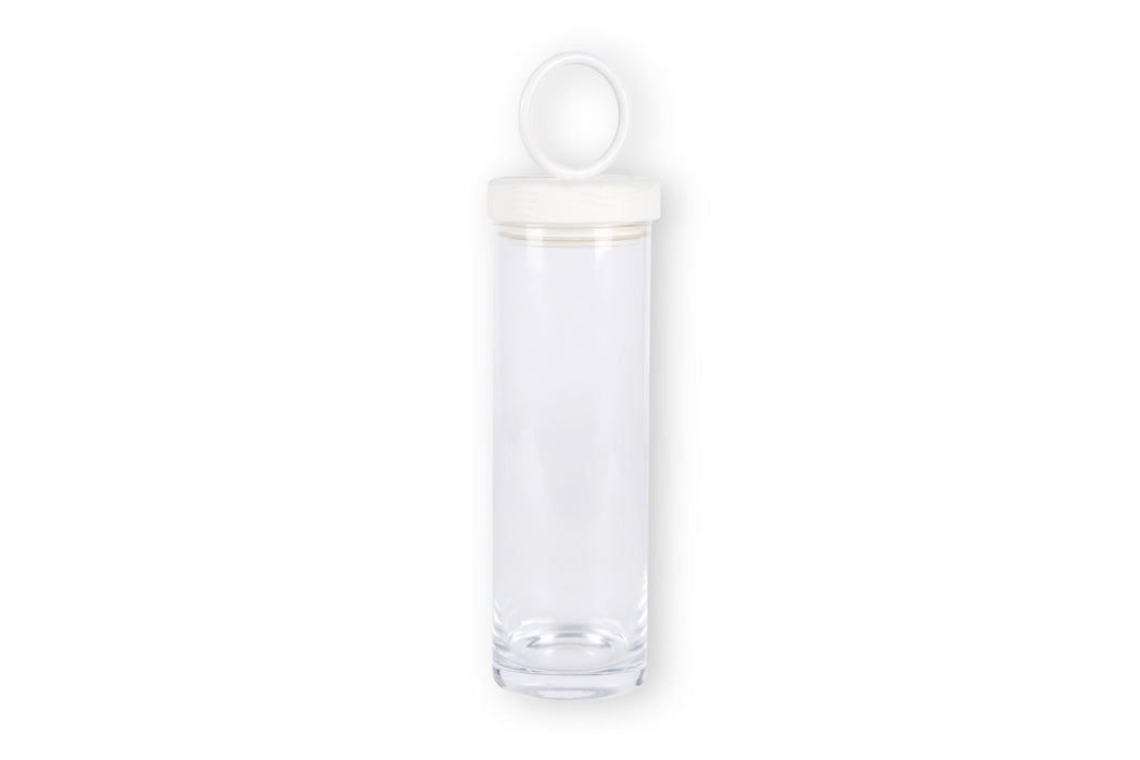 Bianca Iron Top Canister, Tall