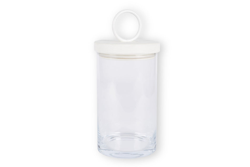 Bianca Iron Top Canister, Medium