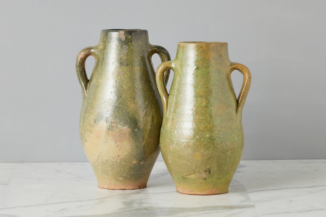 Found Green Tones Amphora