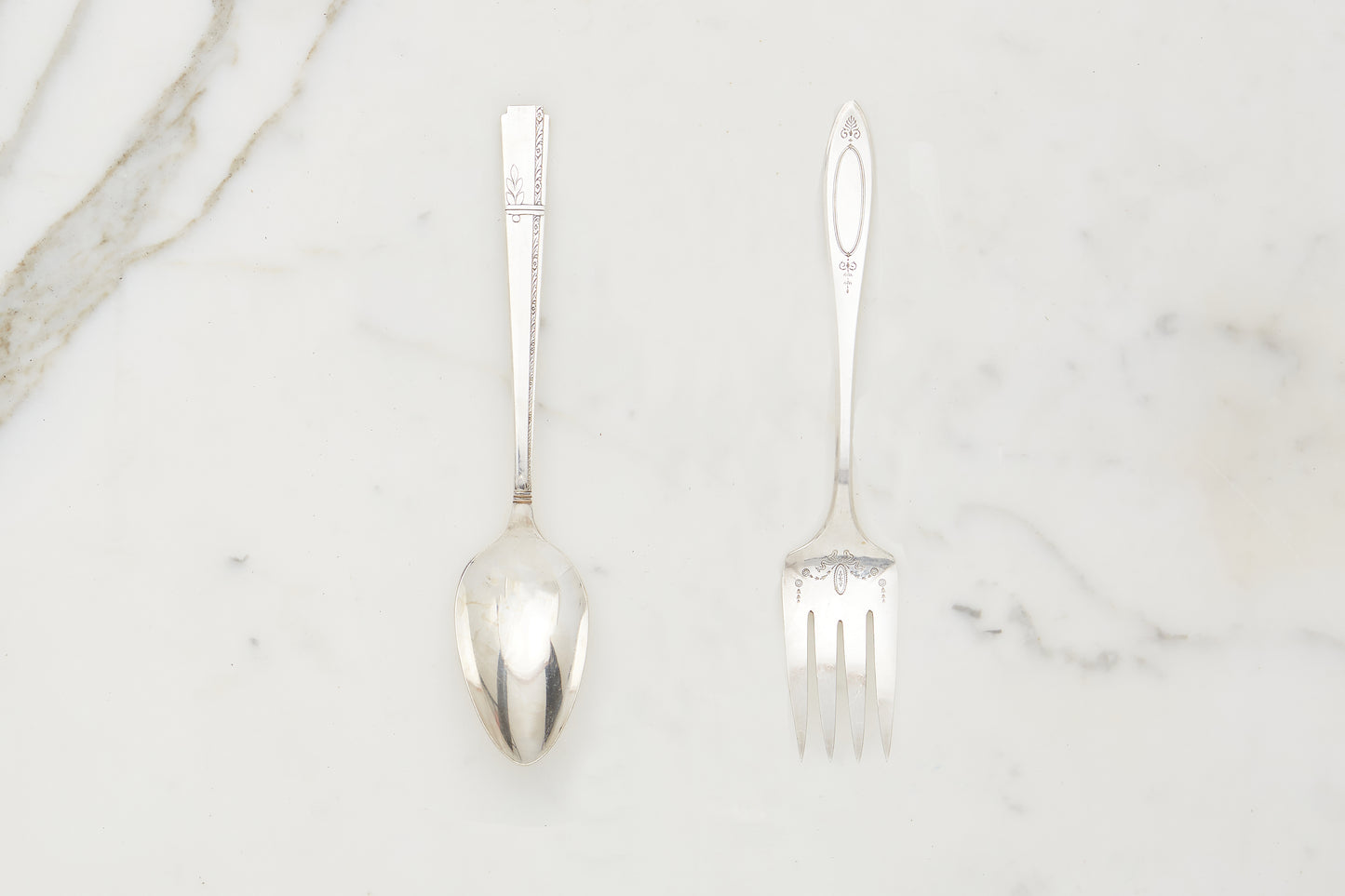 Found Serving Spoon & Fork Set