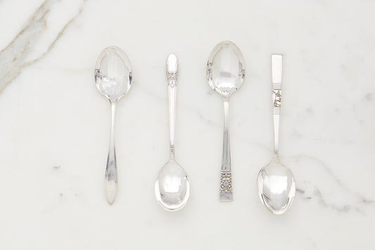 Found Sugar Spoon, set of 4