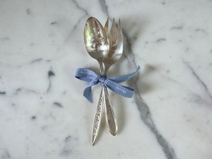 Found Slotted Serving Spoon and Fork Set