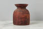 Vintage Wood Jug Vase, Large