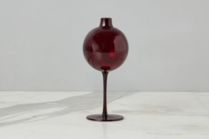 Merlot Wine Glass Vase, Medium
