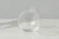 Glass Sphere Bud Vase, Clear