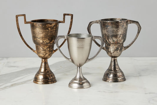 Vintage Trophy Cup, Small, Silver