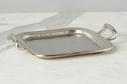 Vintage Metal Hotel Tray, Medium