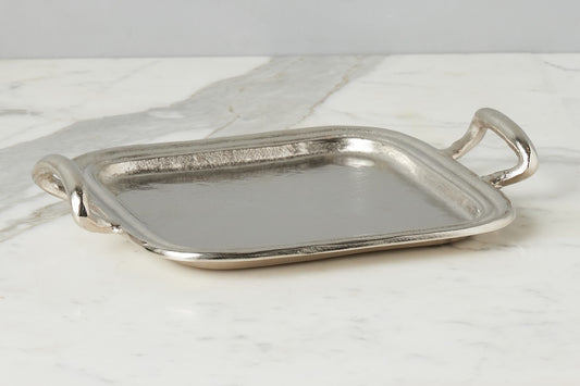 Vintage Metal Hotel Tray, Medium