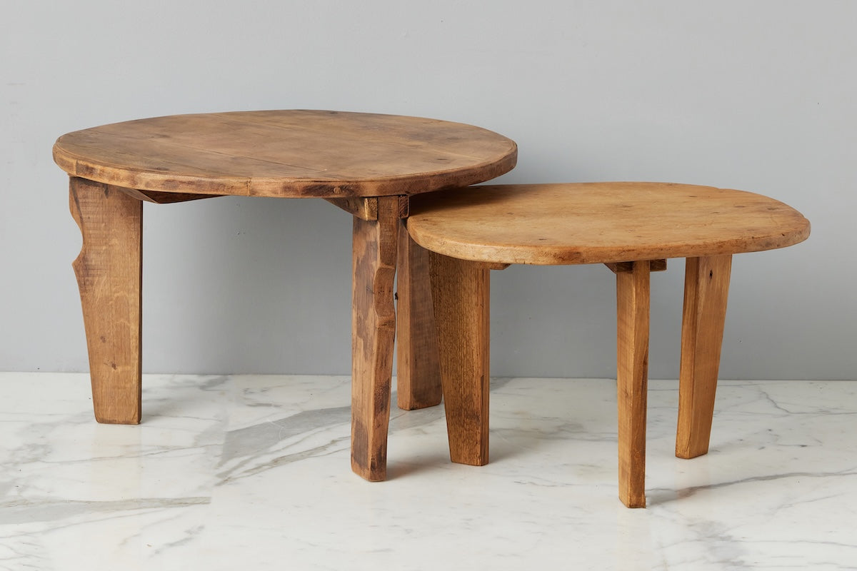 Found Accent Table, Round