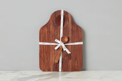 Large Dipping Board with Well, Natural