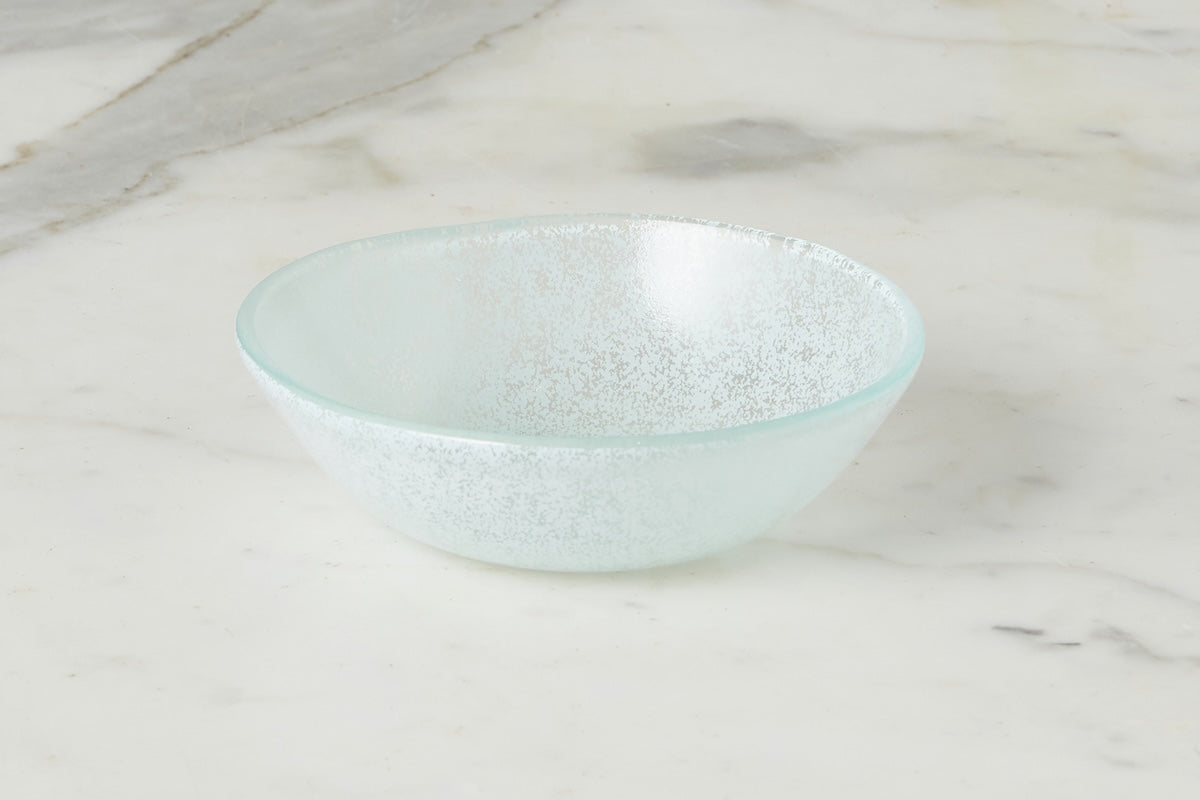 Glass Tasting Bowl, White