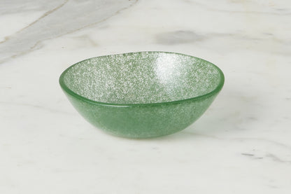 Glass Tasting Bowl, Spruce Green