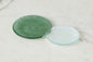 Glass Snack and Tea Duo Plate, Spruce Green