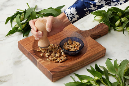 Mediterranean Nut & Seed Crusher, Beechwood
