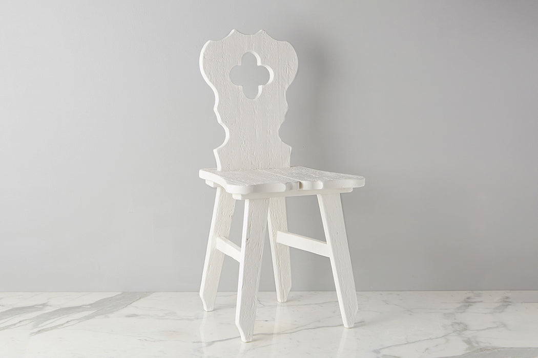 Tyrolean Chair, White Clover