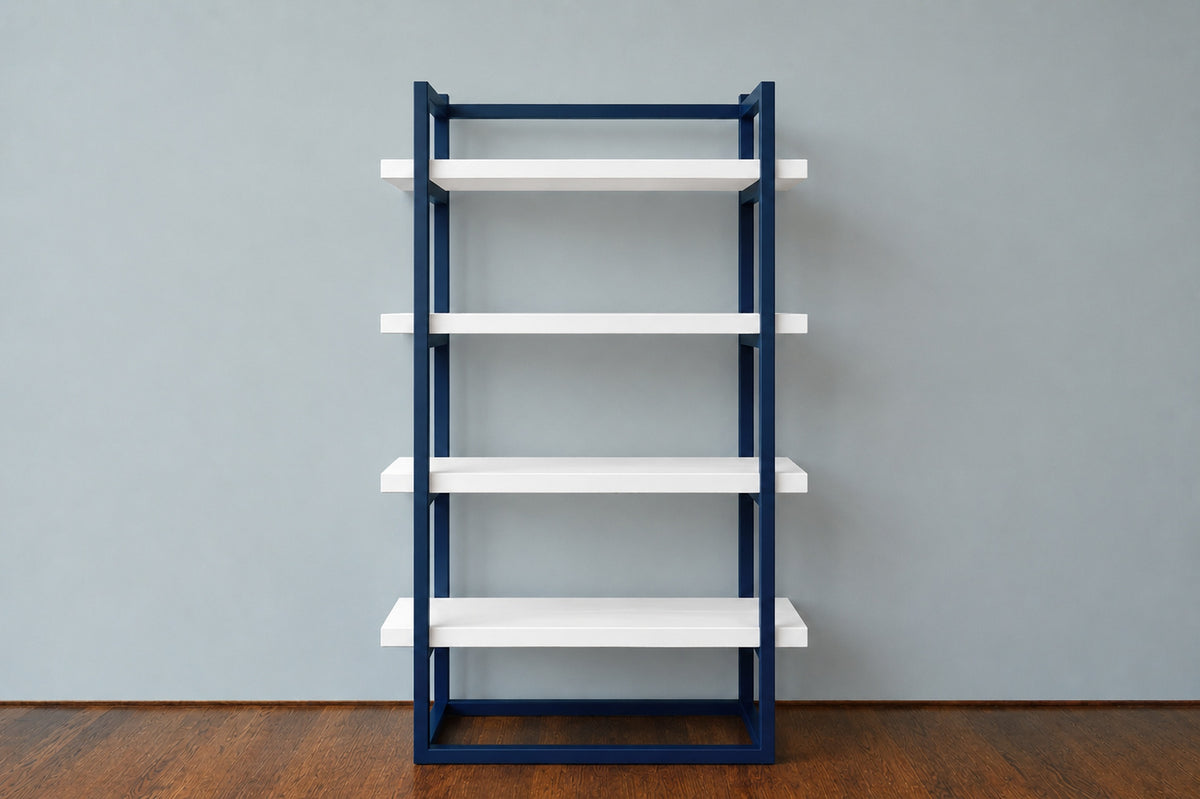 Navy with White, Pantry Shelf Unit