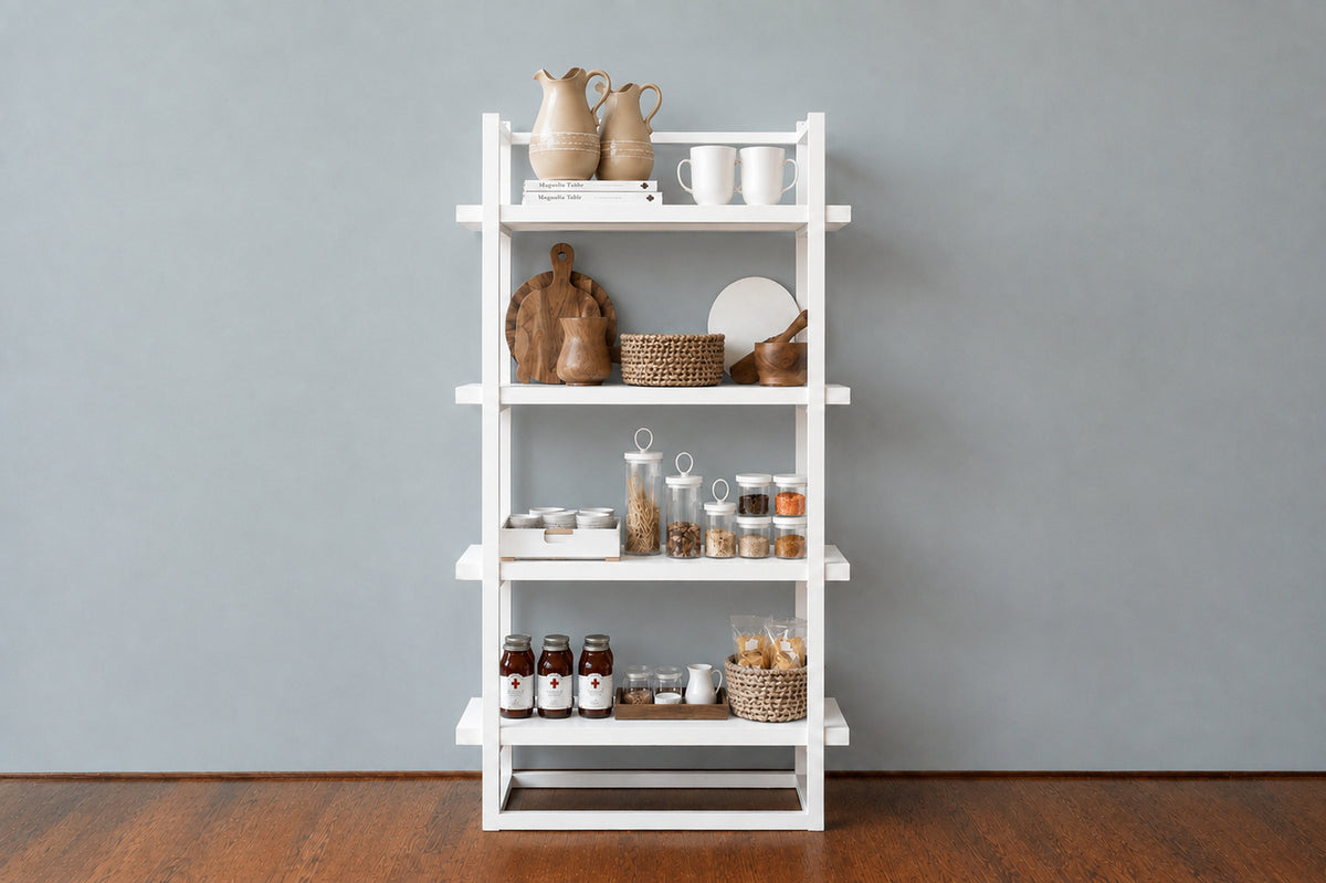 White with White, Pantry Shelf Unit