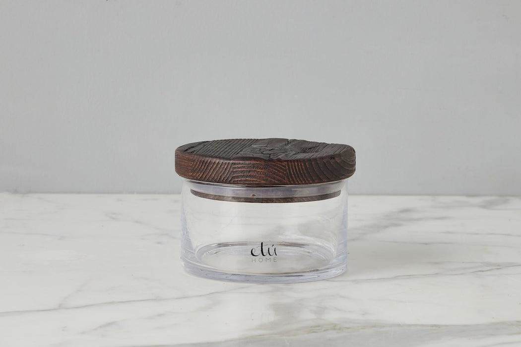 Heritage Wood Top Canister, Small