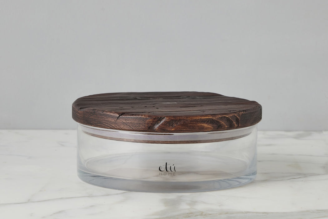 Heritage Wood Top Canister, Extra Large