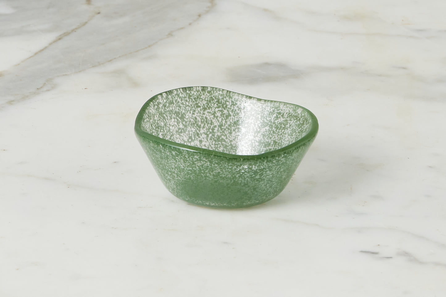 Glass Dipping Bowls, Set of 4, Spruce Green