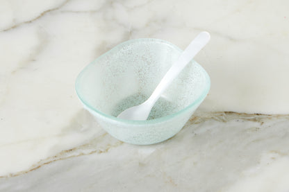 Glass Dipping Bowls, Set of 4, White