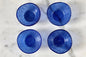 Glass Dipping Bowls, Set of 4, Navy Blue
