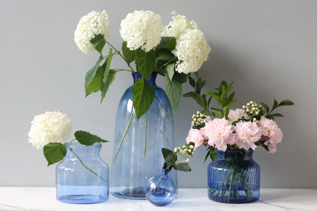 Simple Flower Vase, Blue