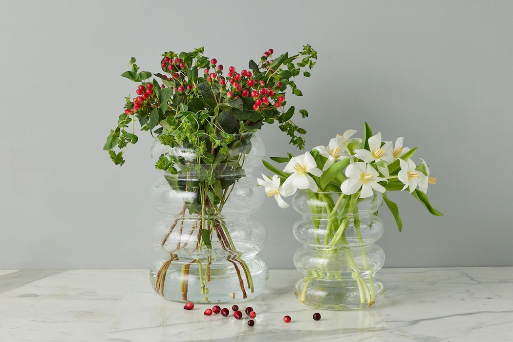 Scalloped Flower Vase